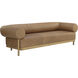 Bromley Rustic Oak / Ludlow Sesame Leather Sofa